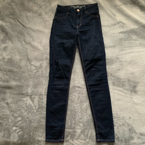 American Eagle Sky High Indigo Blue Jeans - Picture 3 of 6